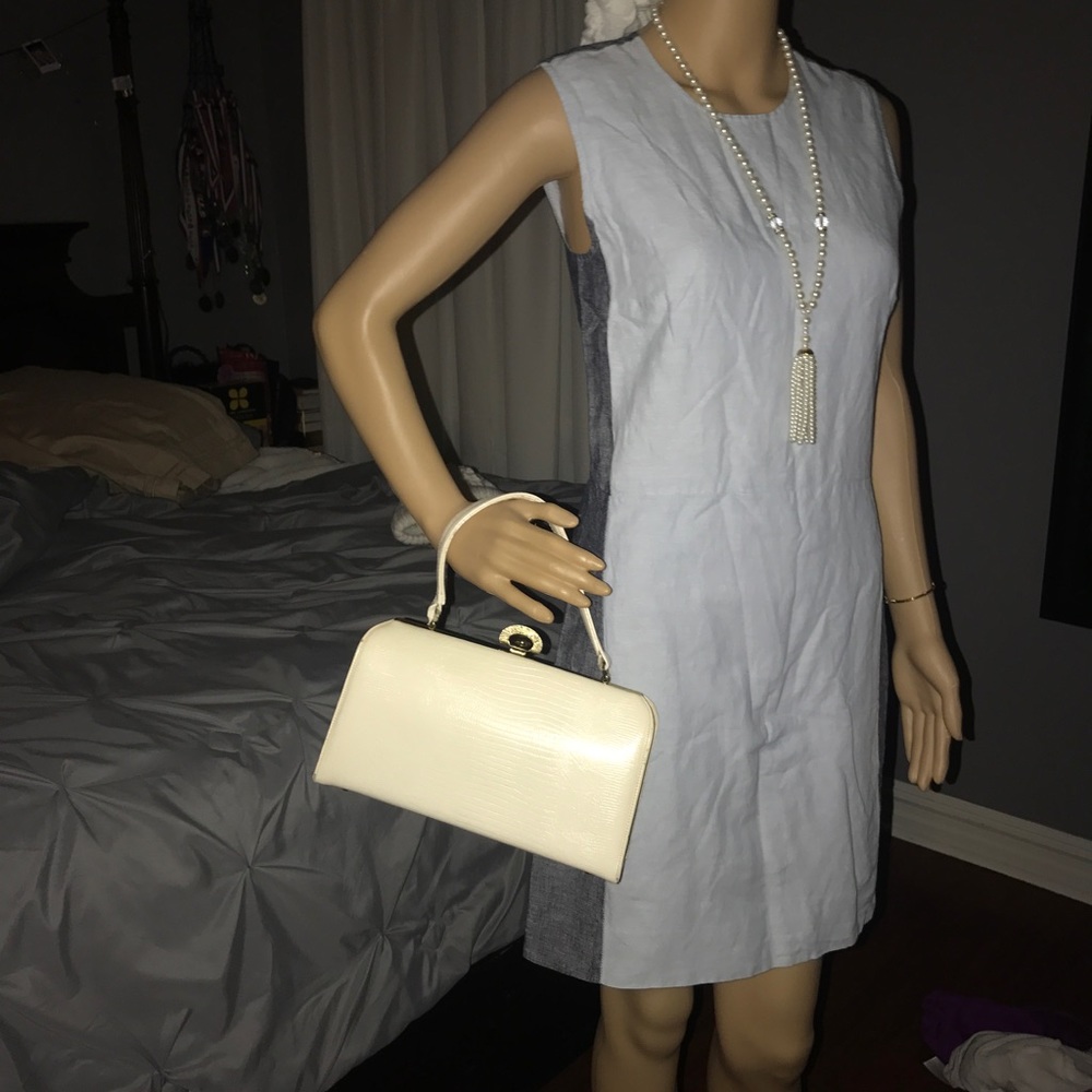 Gap grey and blue dress